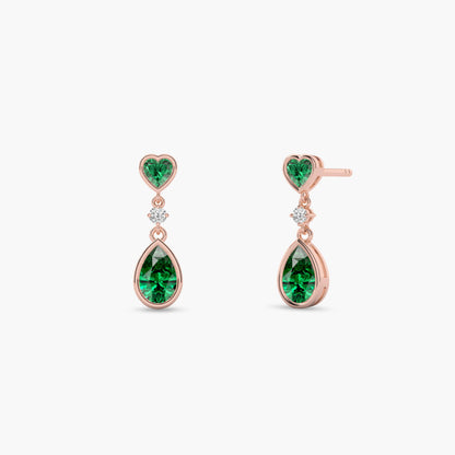 Silver Drop Earrings