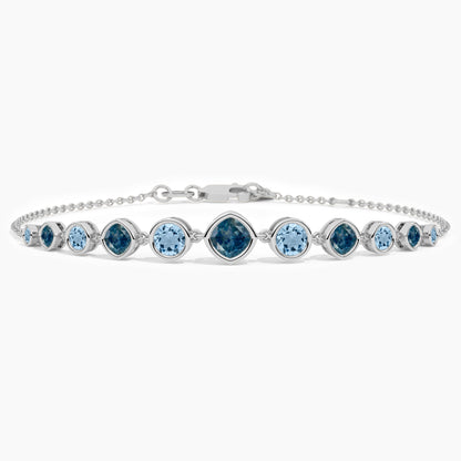 Swarovski blue crystal bracelet