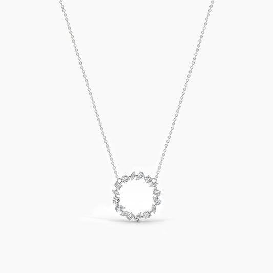 diamond stone necklace