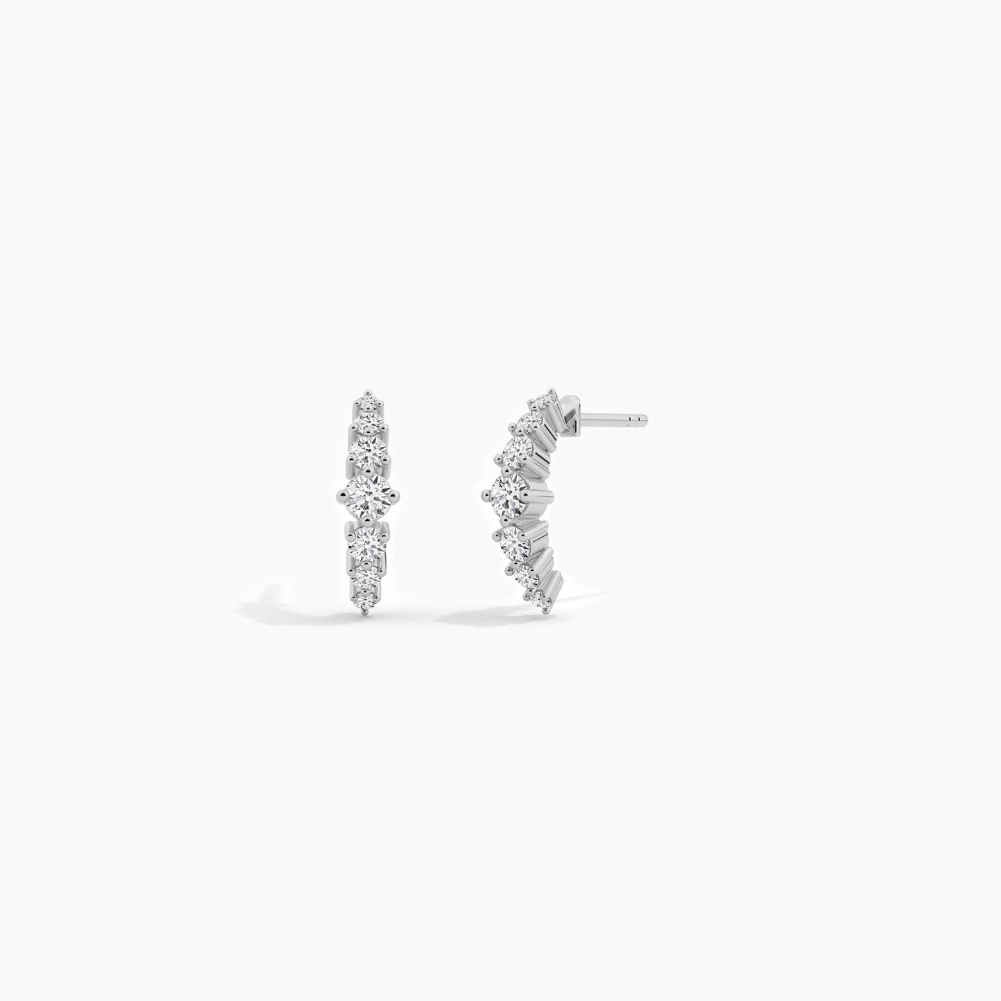 silver hoop earrings
