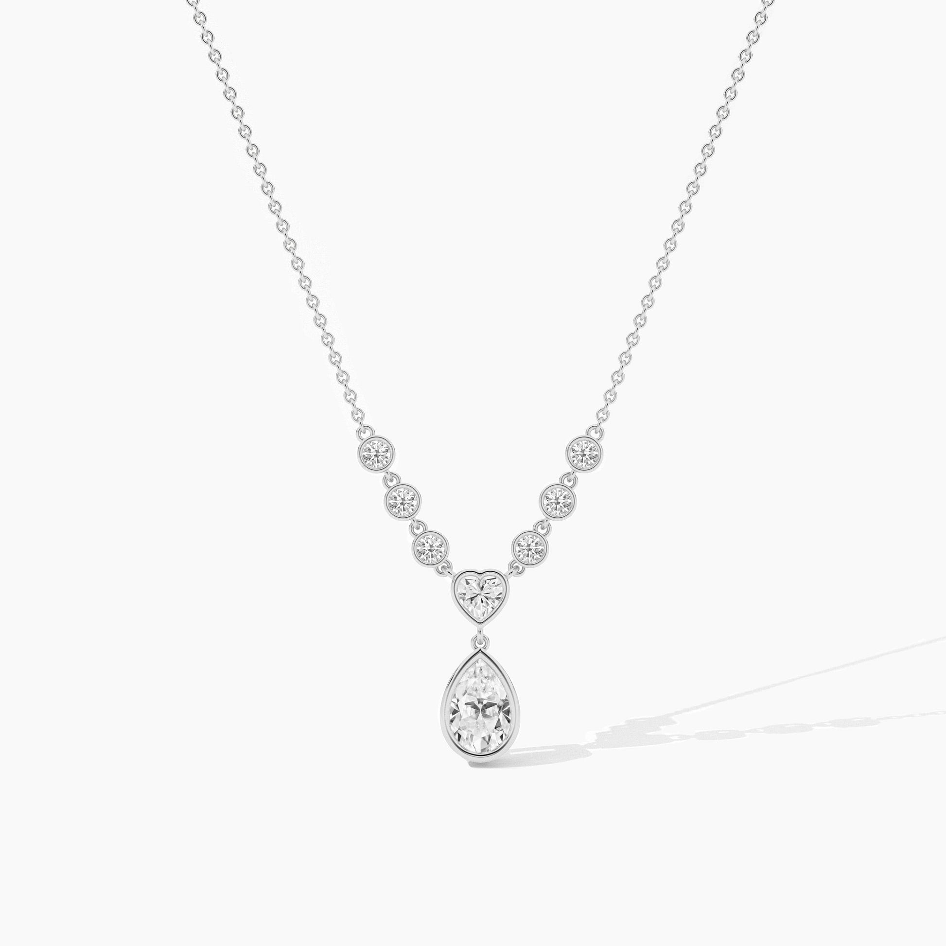 artificial diamond necklace