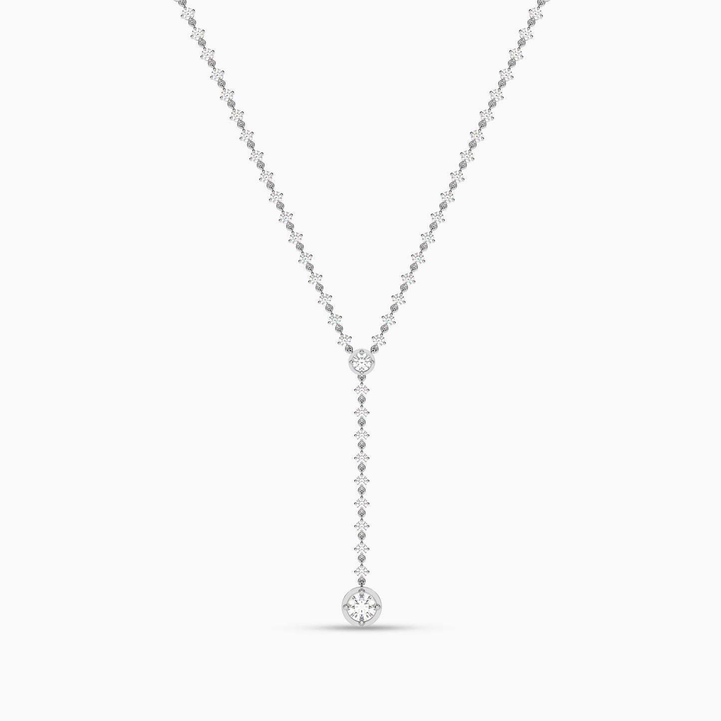 small silver necklace