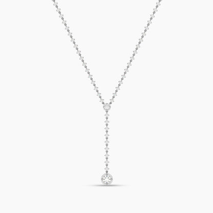 small silver necklace