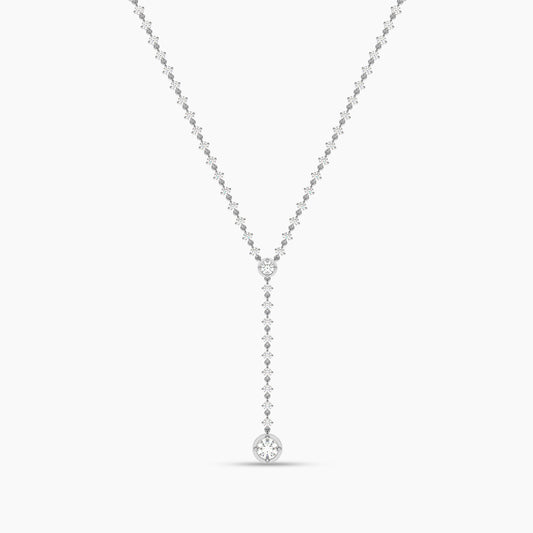 small silver necklace