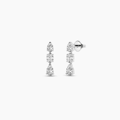 traditional diamond earrings​