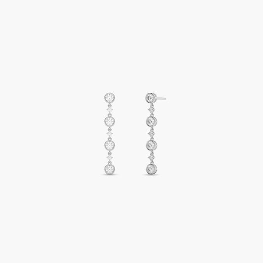 Diamond drop earrings