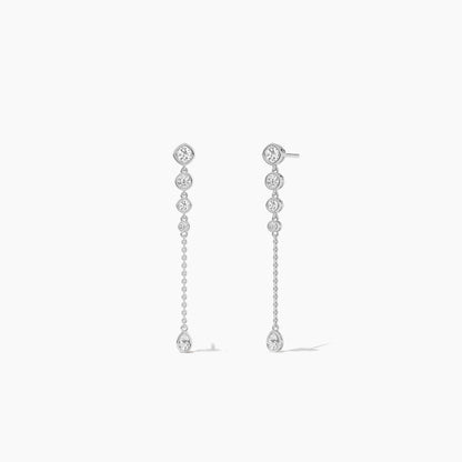 heavy silver earrings