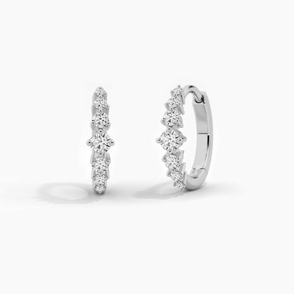 round hoop earrings