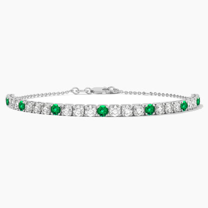 Emerald and Diamond Bracelets