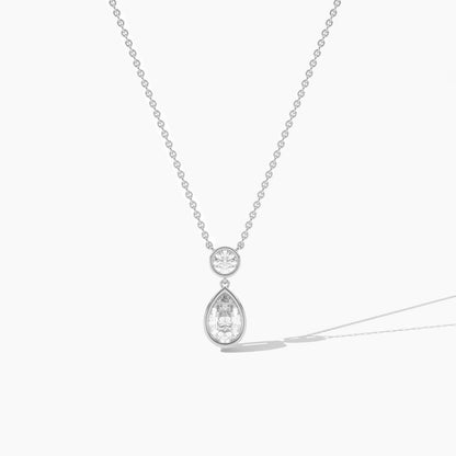Delicate diamond necklace