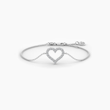 Heart diamond jewellery gift