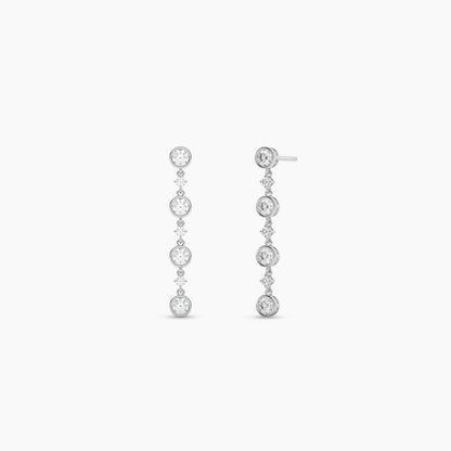 Diamond drop earrings