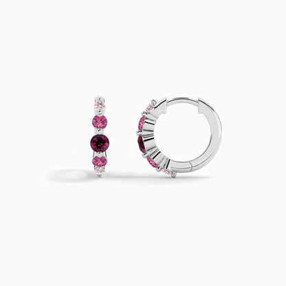 diamond hoop earrings