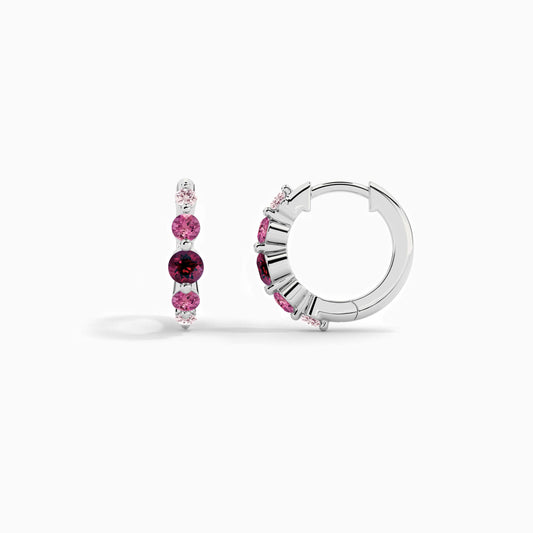 diamond hoop earrings