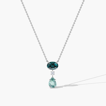 blue diamond pendant