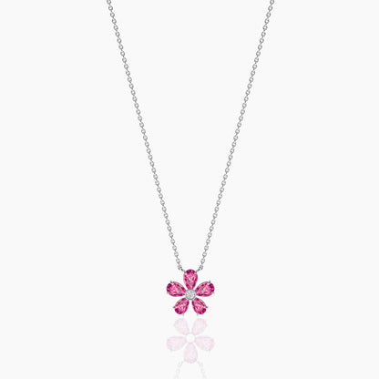 pink colour necklace​