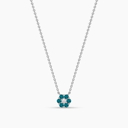 Sterling Silver Flower Shaped Pendant