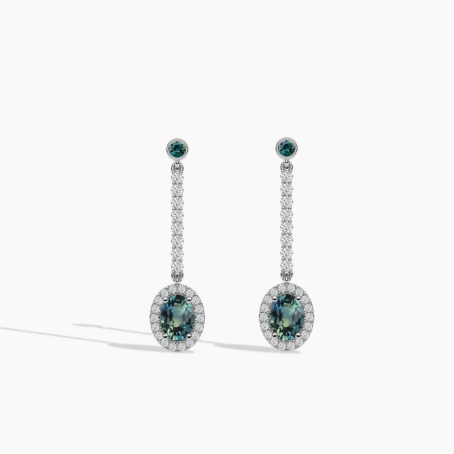 blue colour earrings