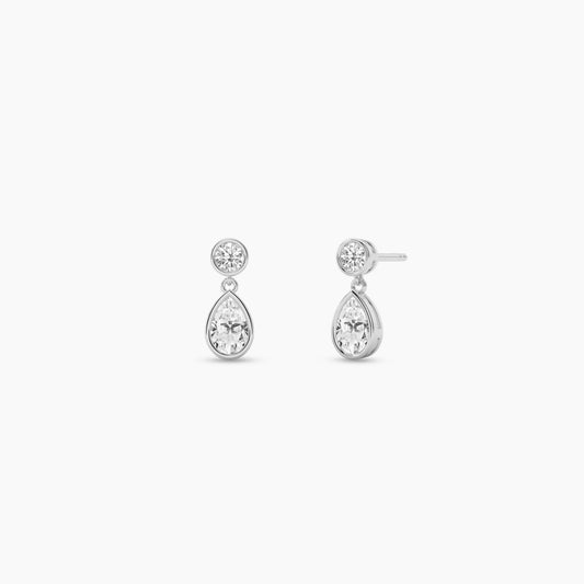 Silver earrings