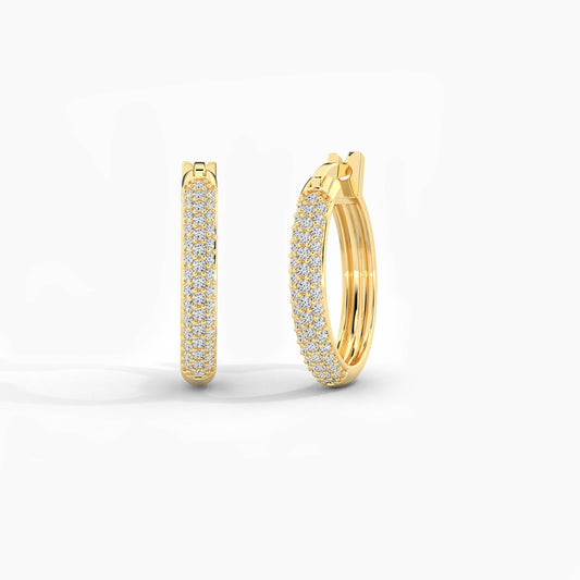 micro pave earrings