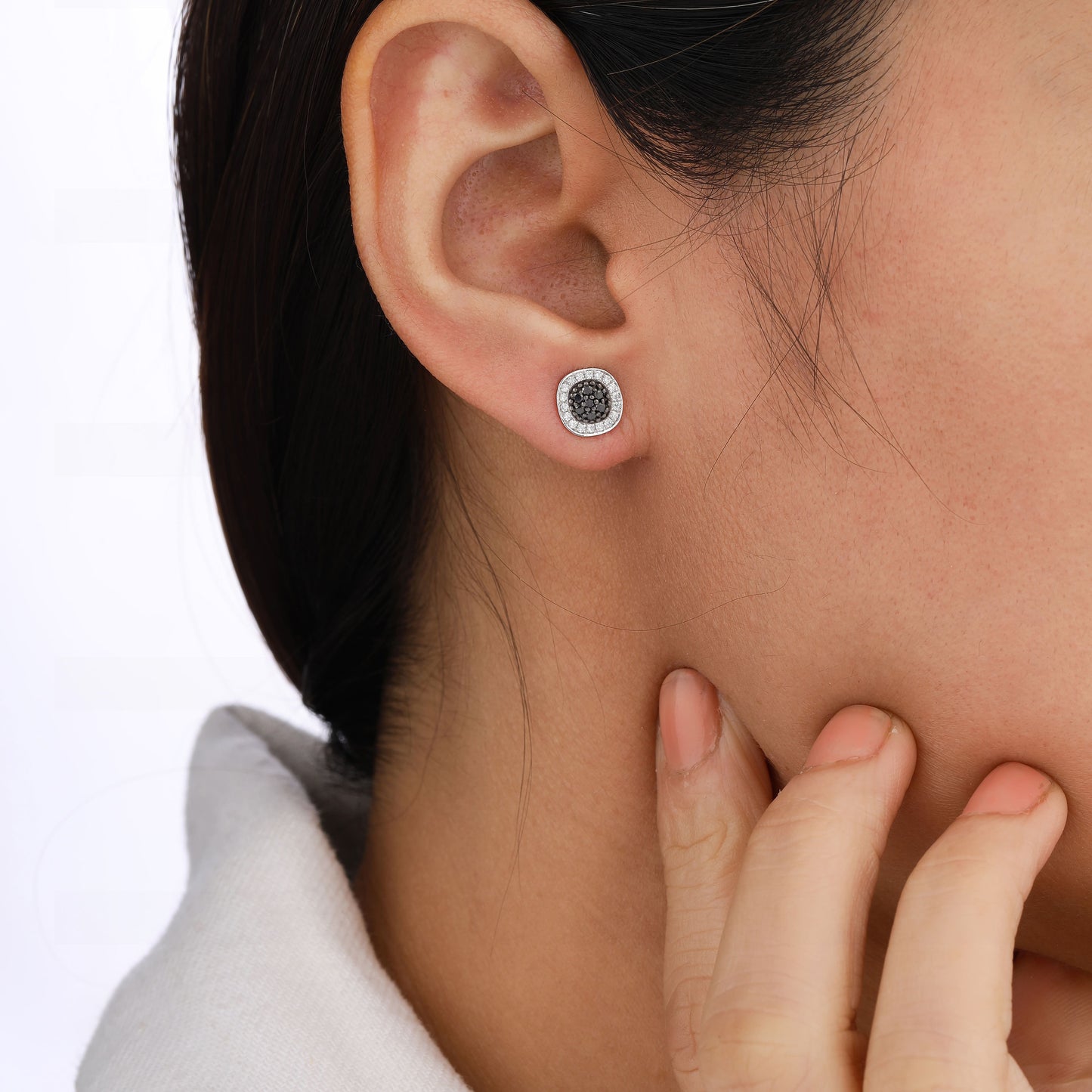 american diamond earrings