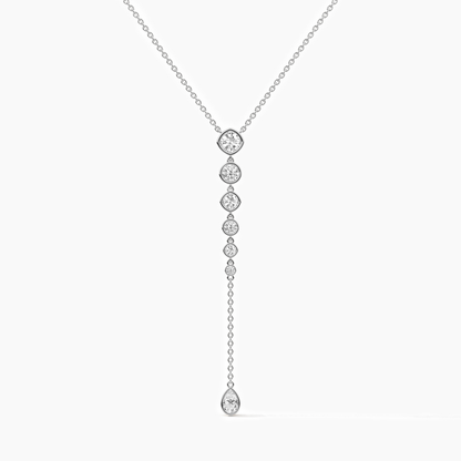 silver diamond necklace