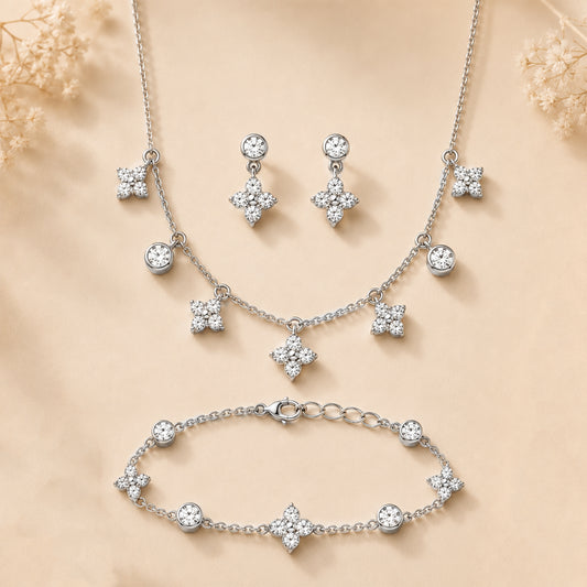 925 Sterling Silver Charm Necklace