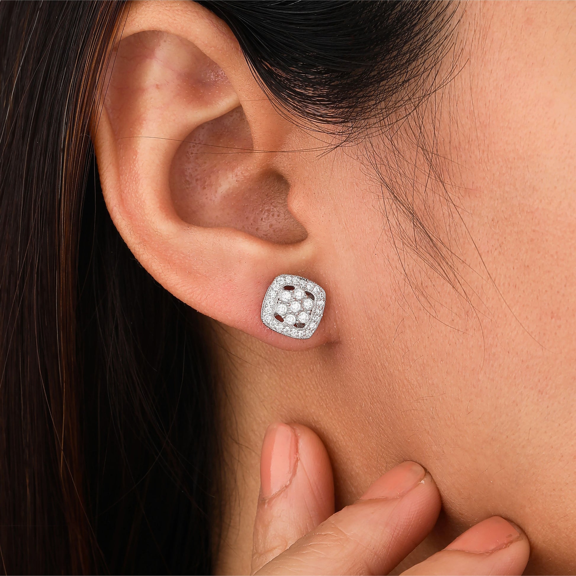 silver earrings models