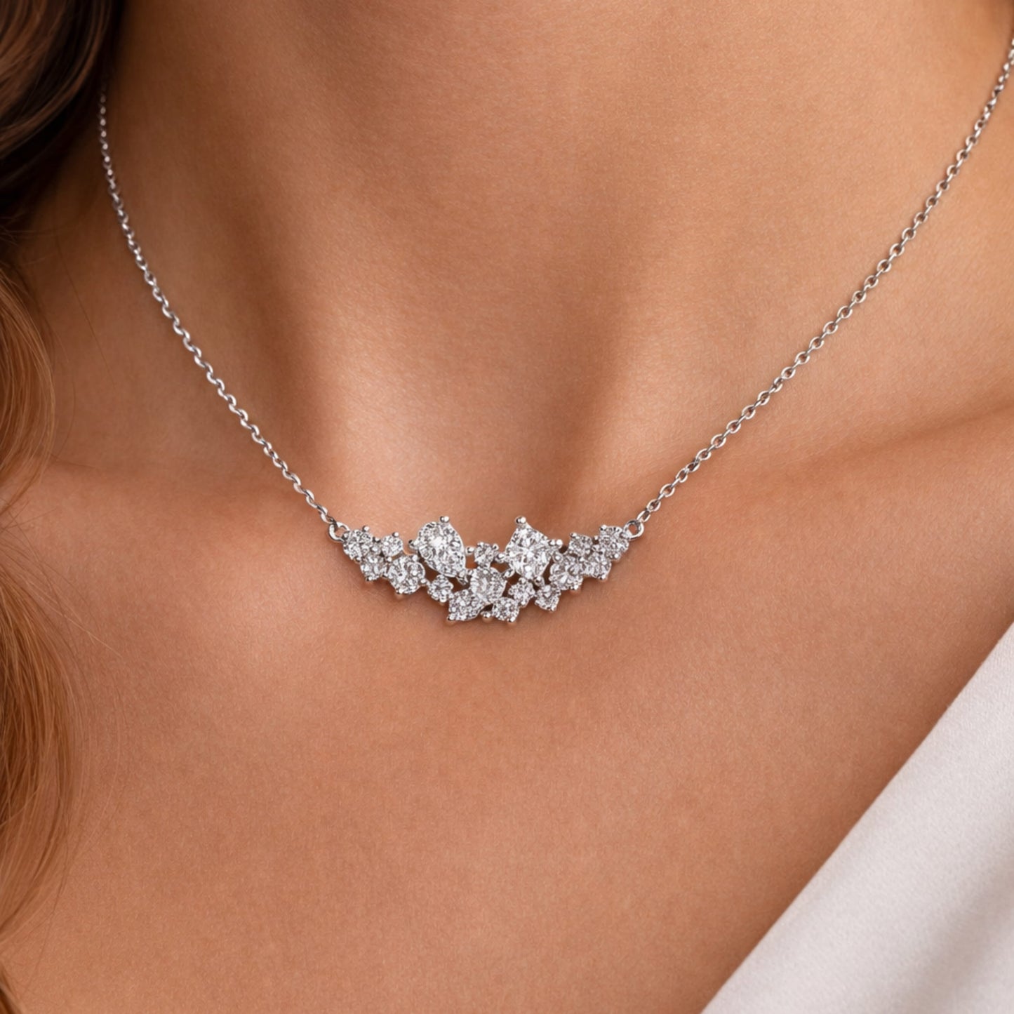 diamond necklace set
