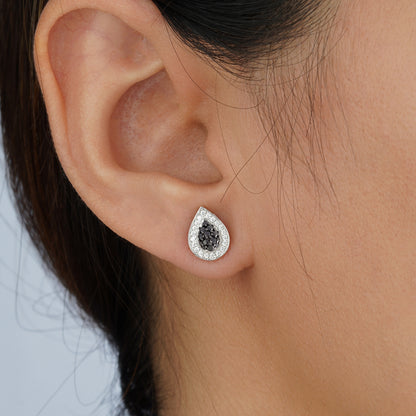 dark blue earrings