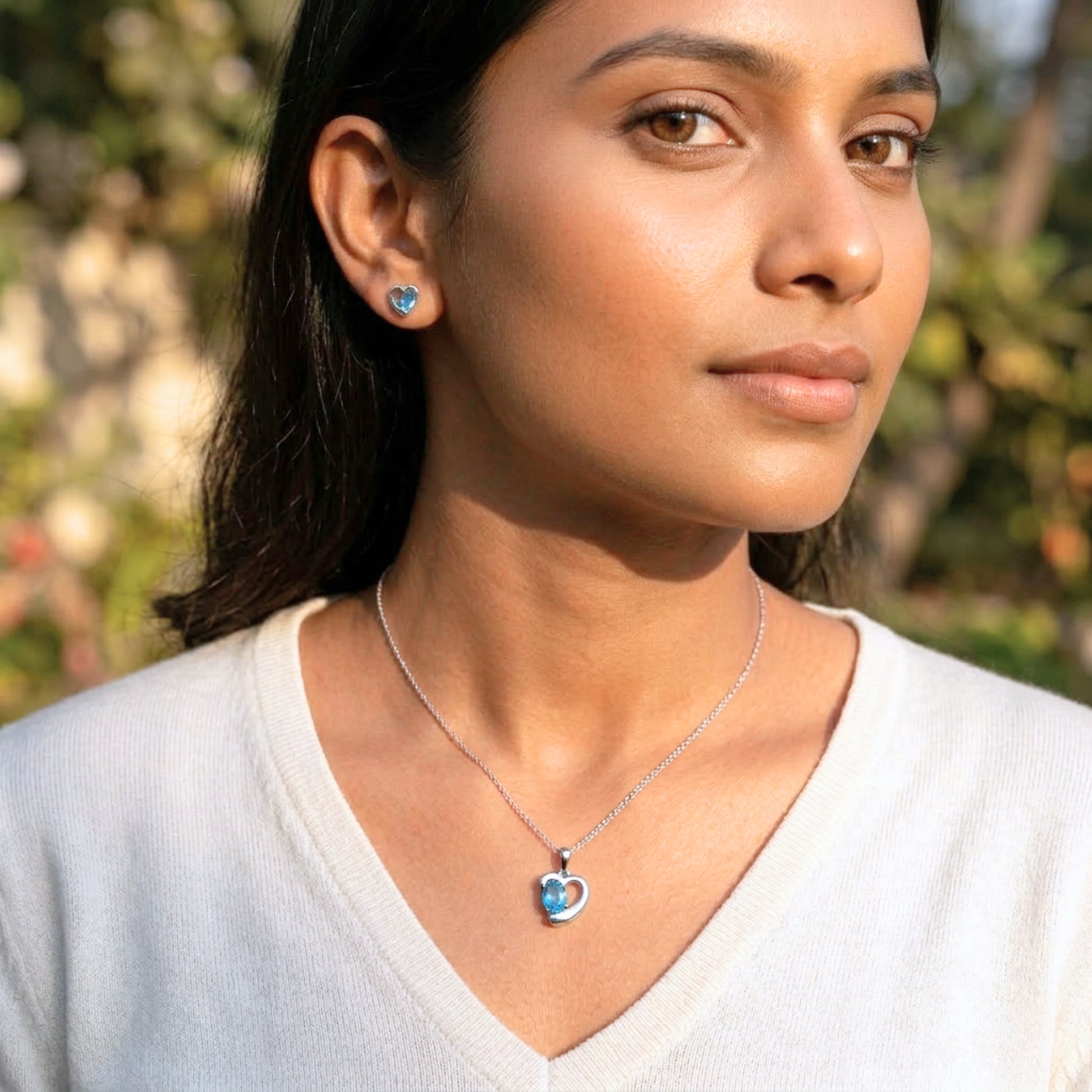 heart-shaped necklace