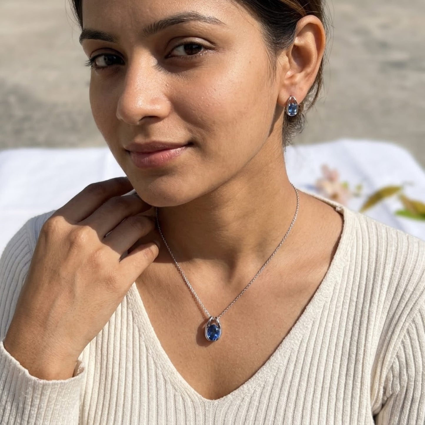 topaz necklace