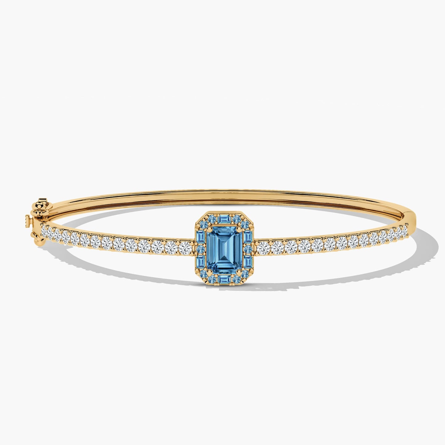 sky blue diamond bracelet