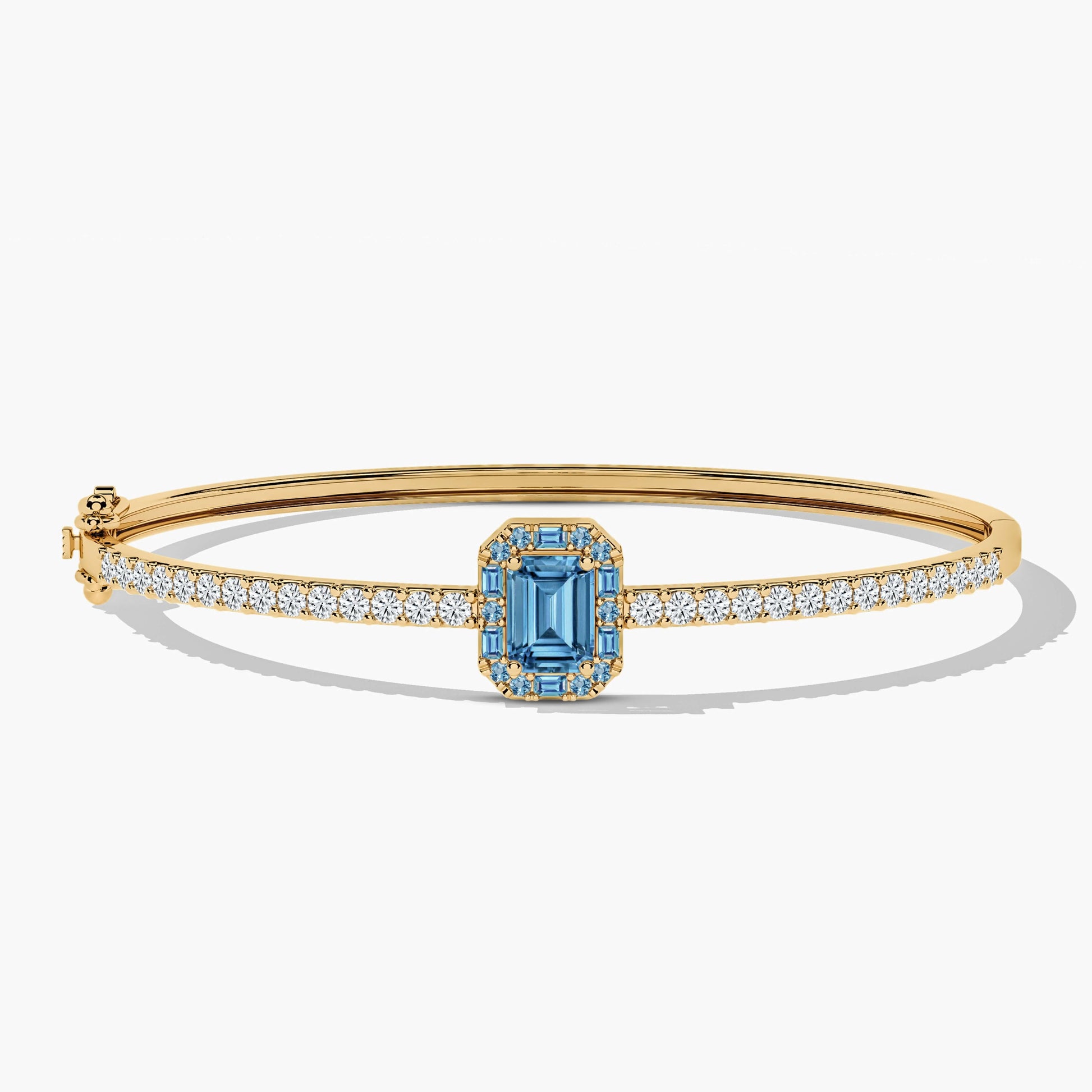 sky blue diamond bracelet