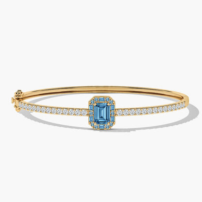 sky blue diamond bracelet