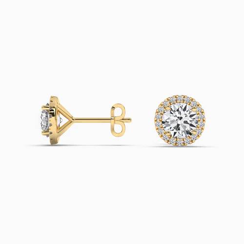 Womens Silver Stud Earrings
