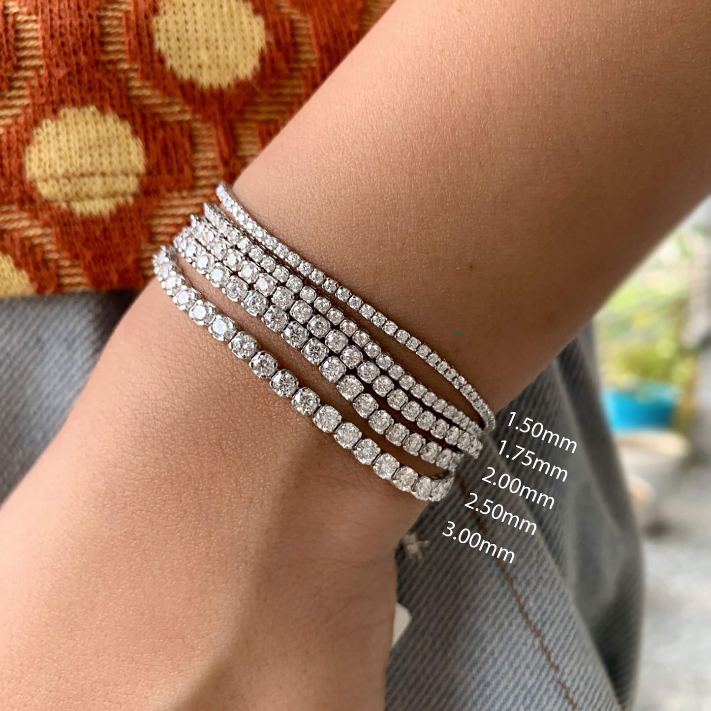 925 Sterling Silver Tennis Bracelet