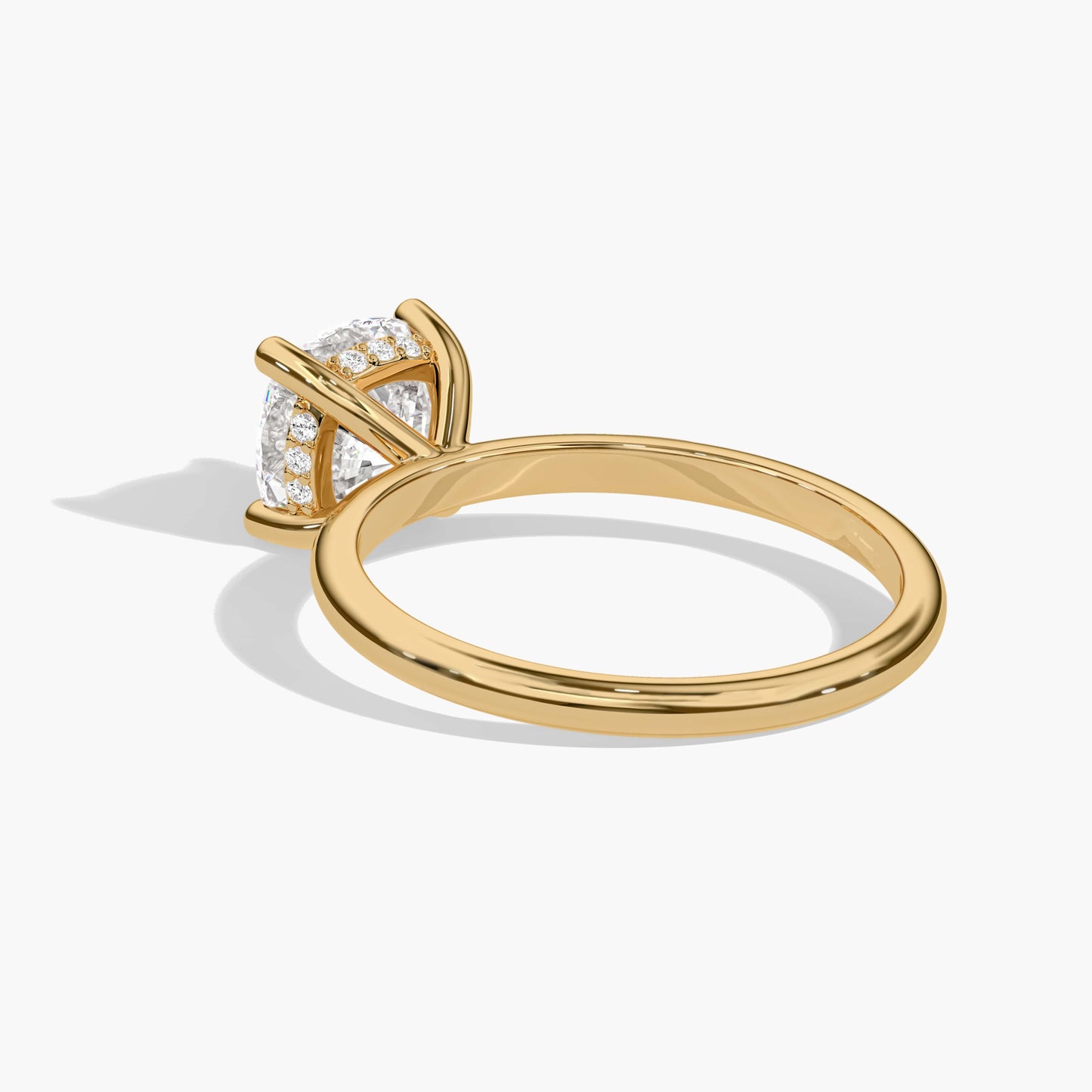 Cushion Solitaire Engagement Ring
