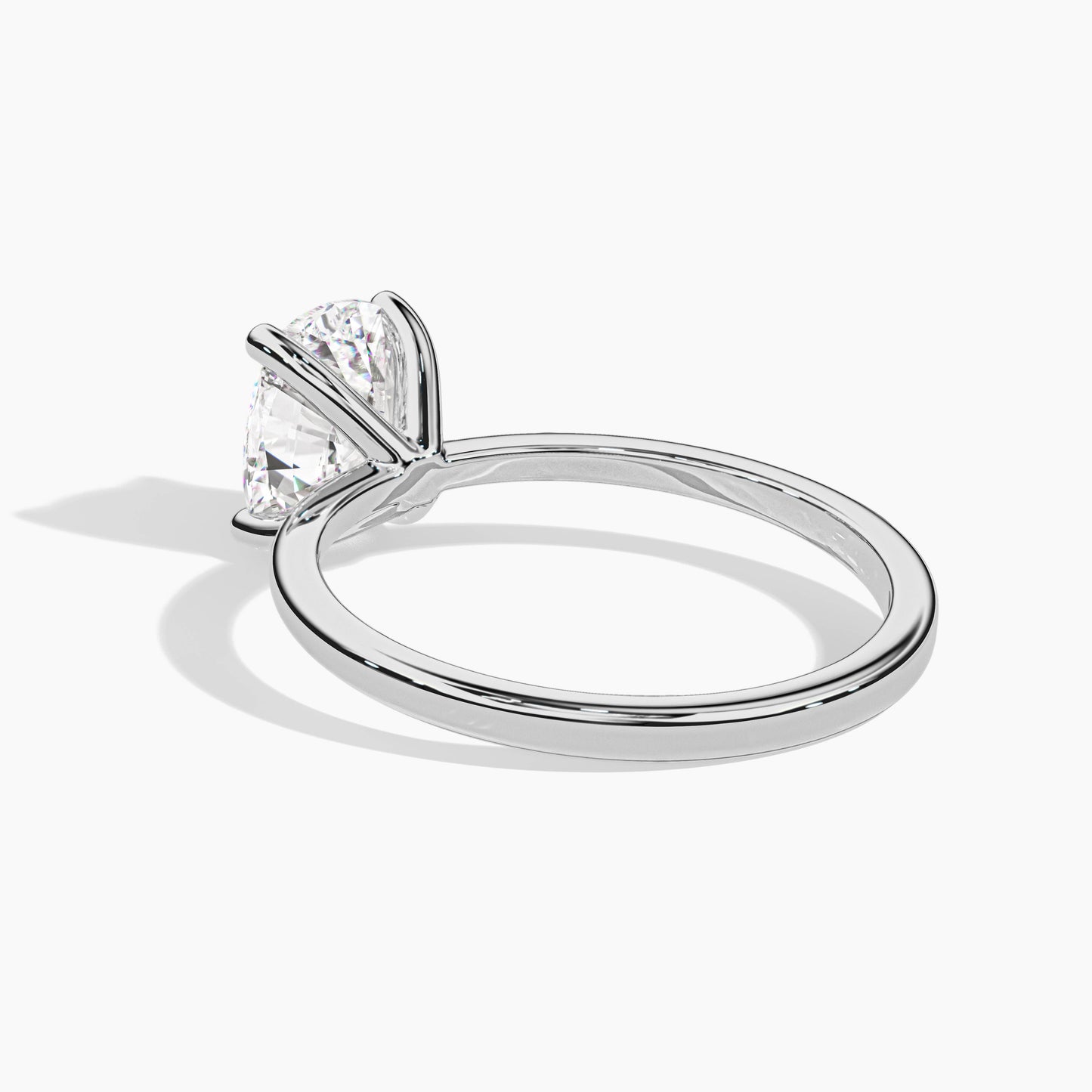 Solitaire Diamond Silver Rings for Girls