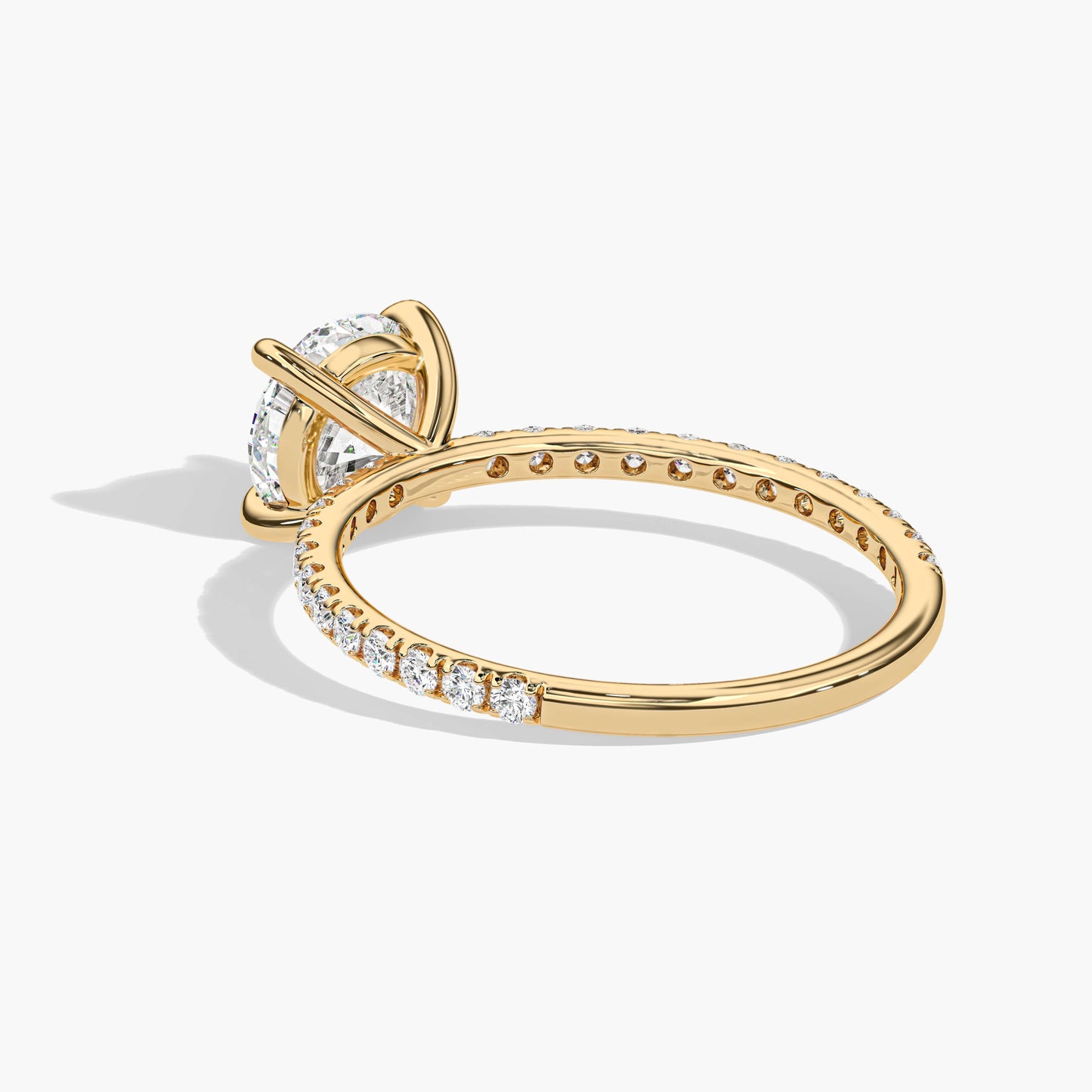 american diamond solitaire ring