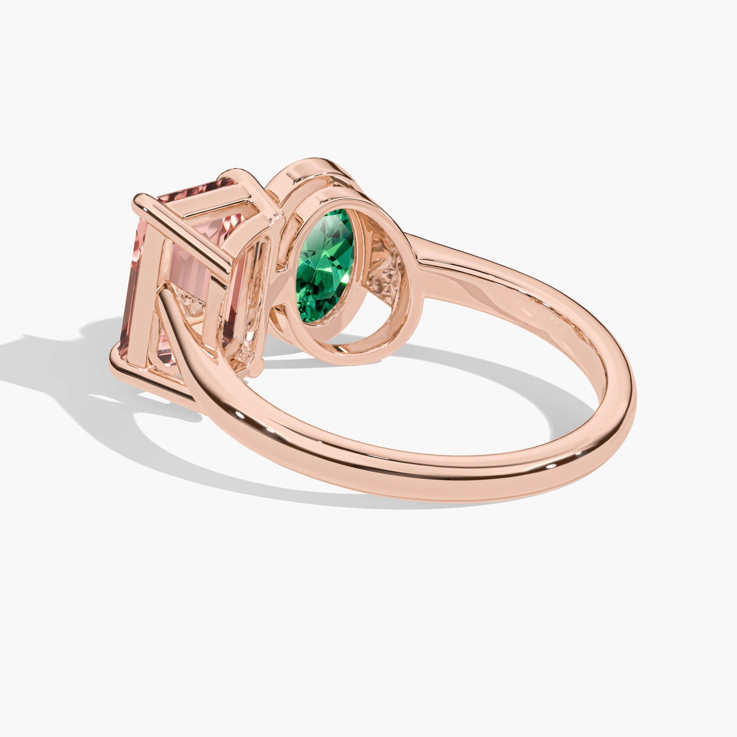 True love and forever love diamond ring