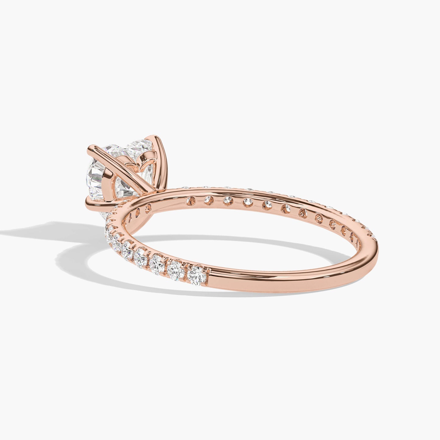 silver heart ring with diamonds