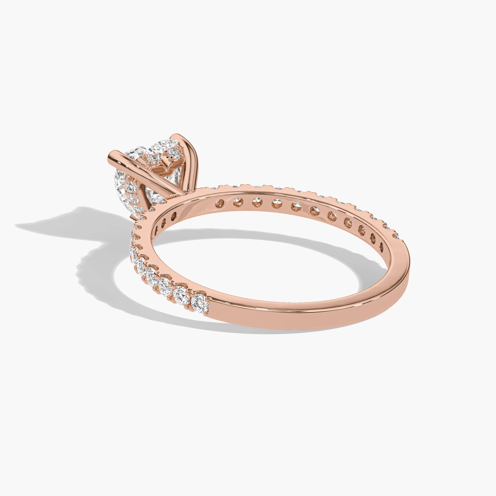 Heart diamond ring