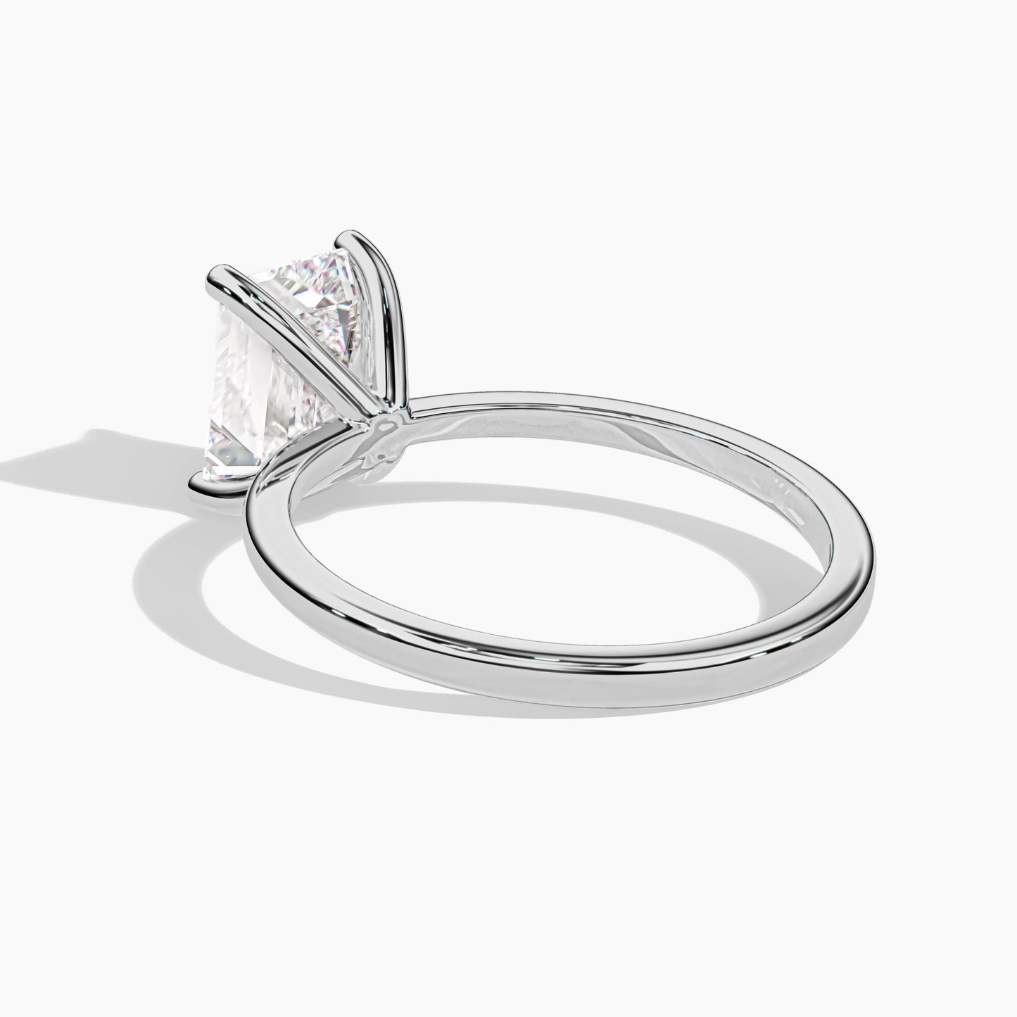 Solitaire Diamond Silver Rings for Girls