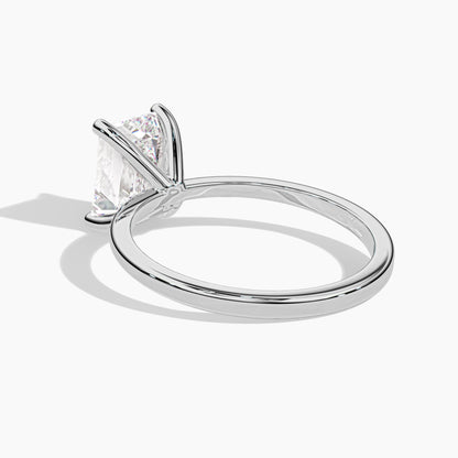 Solitaire Diamond Silver Rings for Girls