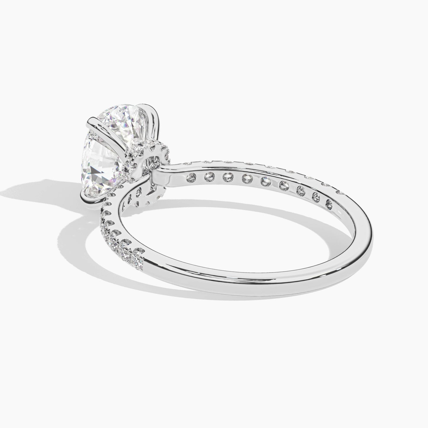 oval solitaire engagement ring