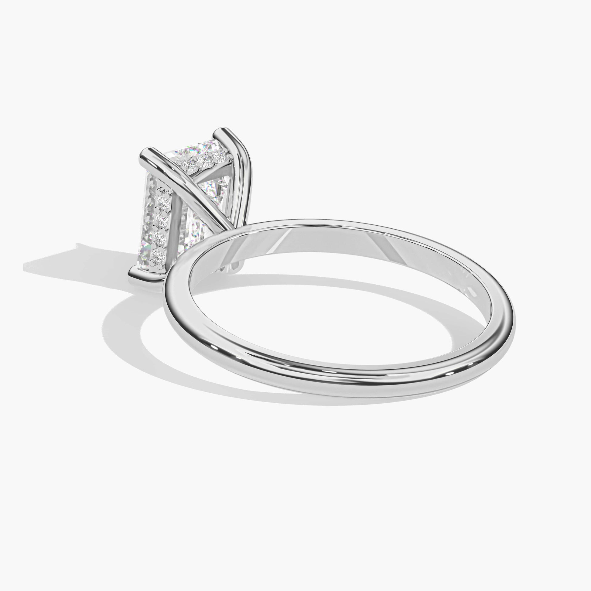 hidden halo engagement ring