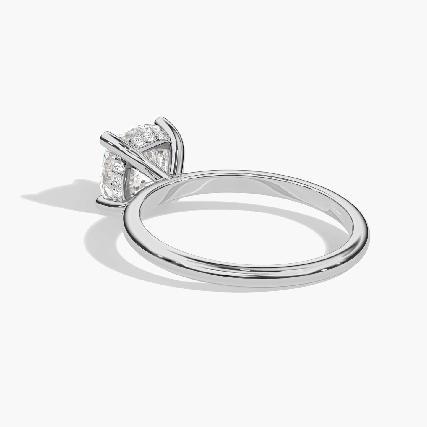Cushion Solitaire Engagement Ring