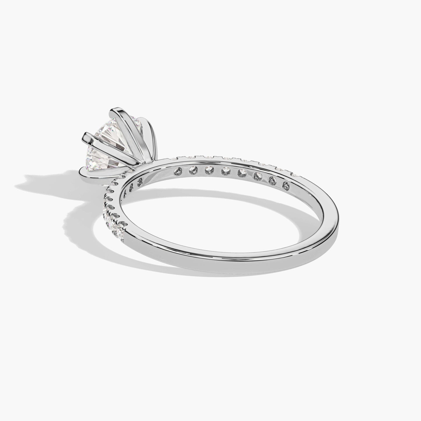 Hidden Halo diamond ring