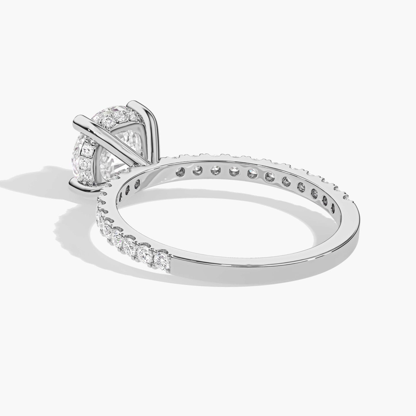silver engagement ring for girl
